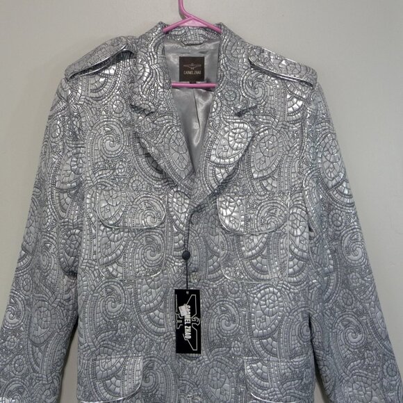 CARMEL ZHAO METALLIC TOP COAT LARGE - Picture 5 of 14